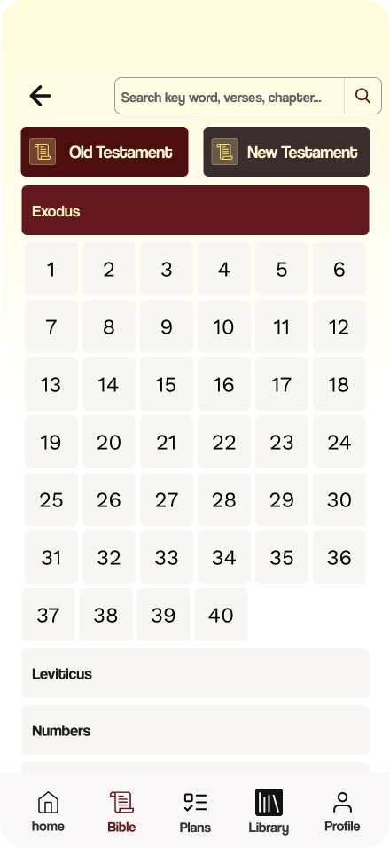 Nehemia Bible chapter selector